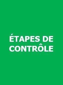 Etapes contrôle