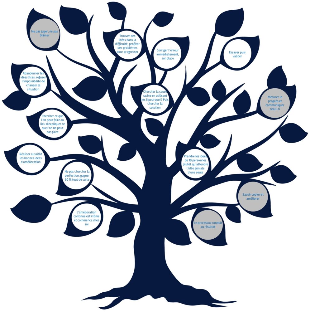 14 états d'esprit kaizen