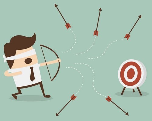 Archer aux yeux bandés